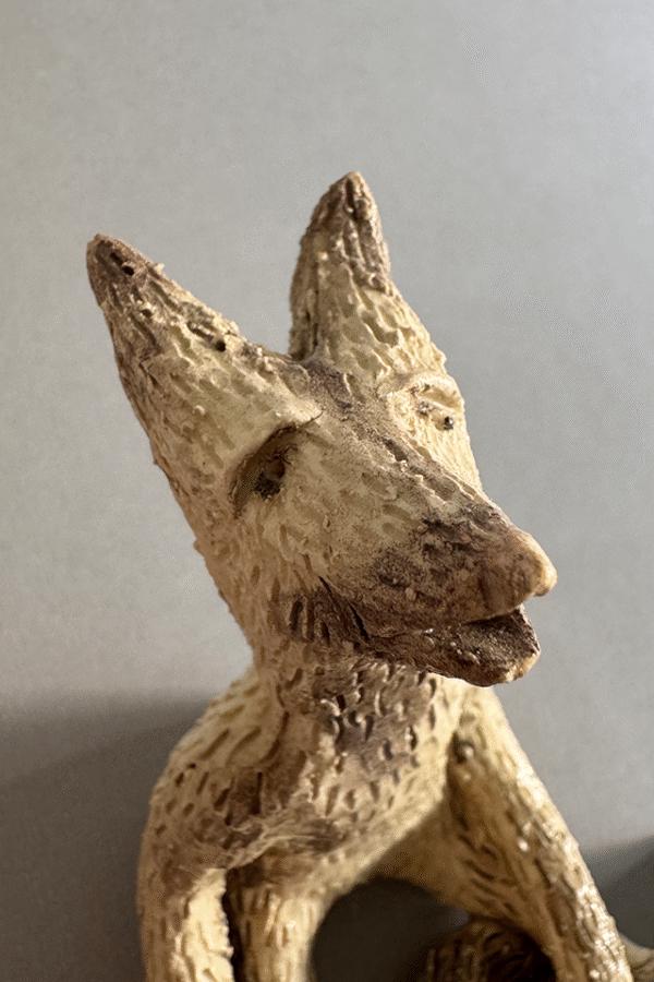 Pieza de ceramica decorativa borrachin