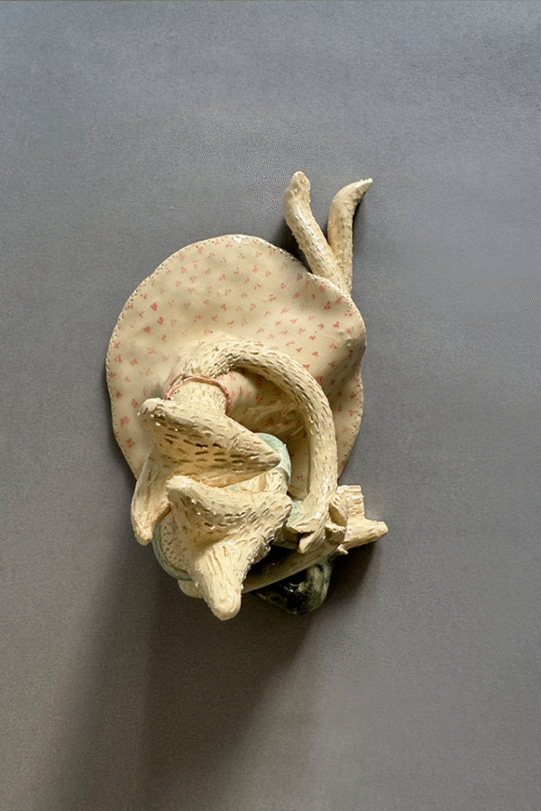 Pareja de ceramica acurrudados