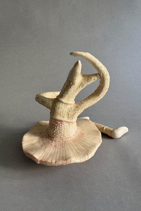 pieza de ceramica decorativa bailarina ballerina