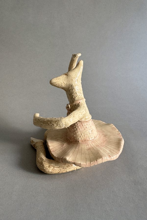 pieza de ceramica decorativa bailarina ballerina