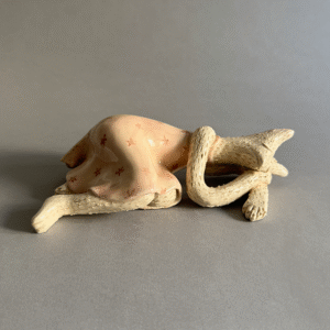 pieza de ceramica decorativa dormilona